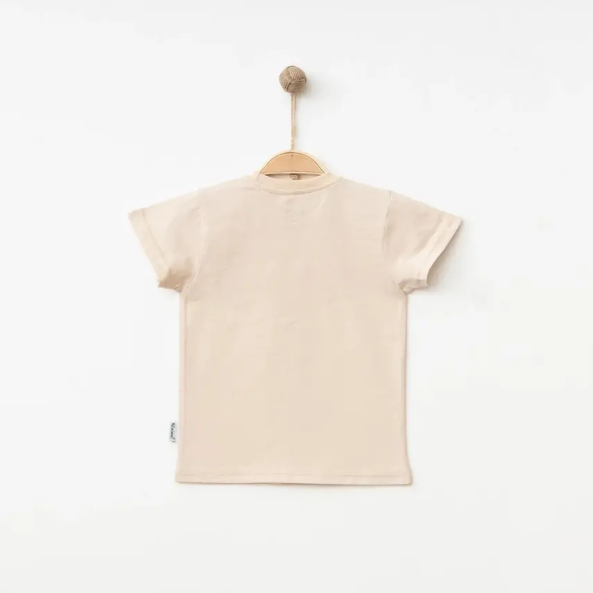 Winimo Erkek T-Shirt Take Me Baskılı Bej - 3