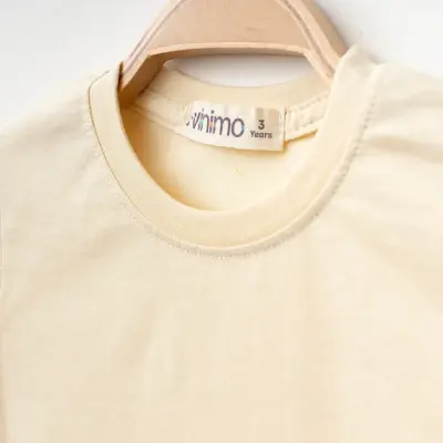 Winimo Keep On Board Baskılı Çocuk T-Shirt Unisex Krem - 3