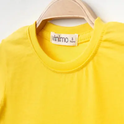Winimo Keep On Board Baskılı Çocuk T-Shirt Unisex Sarı - 4