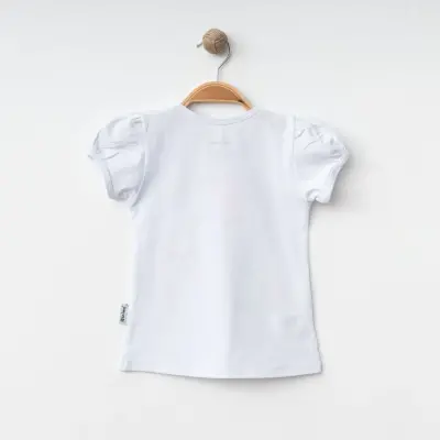 Winimo Kız Bebek T-Shirt You Are A Star Baskılı Beyaz - Pembe - 3