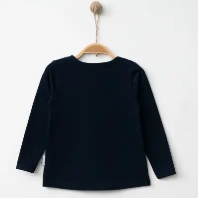 Winimo Kız Body Uzun Kol Basic Lacivert - 2