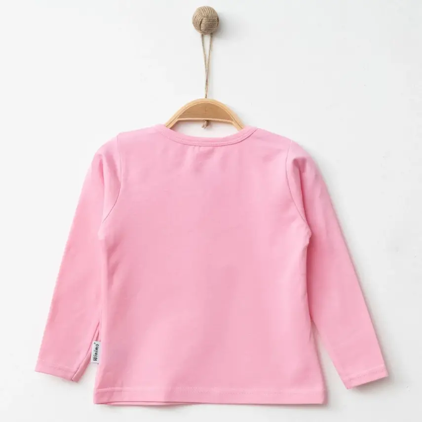 Winimo Kız Body Uzun Kol Basic Pudra - 2