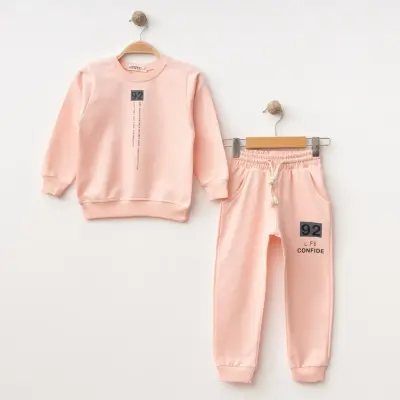 Winimo Kız Çocuk 2li Takım 92 Life Confide Baskılı Pudra - 14