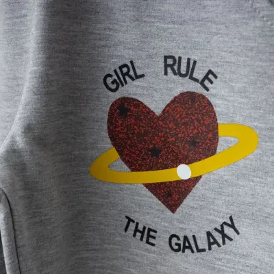 Winimo Kız Çocuk Eşofman Altı Girl Rule Baskılı Gri - 9