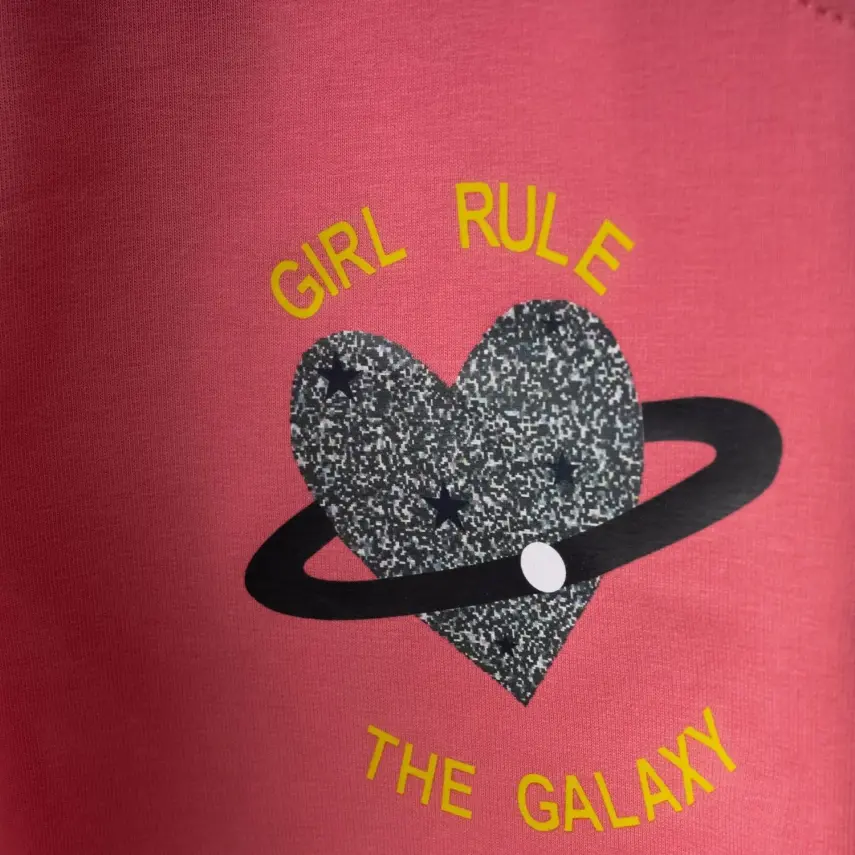 Winimo Kız Çocuk Eşofman Altı Girl Rule Baskılı Pembe - 6