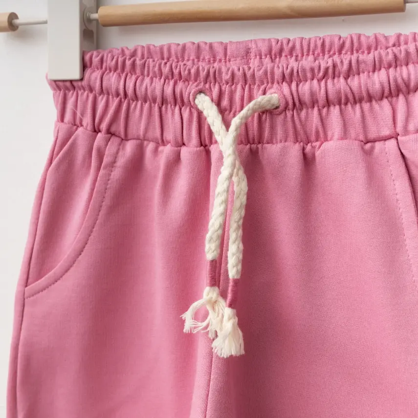 Winimo Kız Çocuk Eşofman Altı Kalpli Kedi Baskılı Pembe - 7