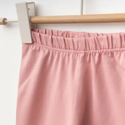 Winimo Kız Çocuk Tayt Basic Koyu Pudra (1)