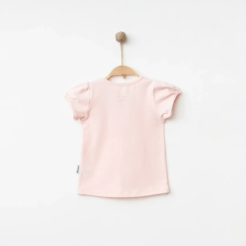 Winimo Kız T-Shirt Basic Yavruağzı - 4