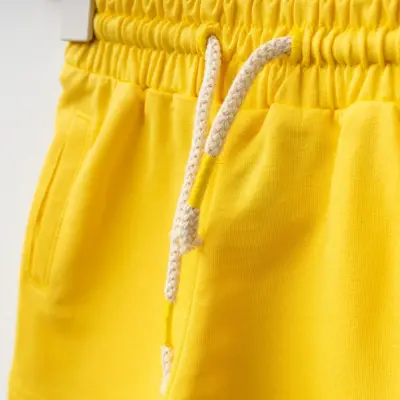 Winimo Positive Baskılı Çocuk Şort Unisex Sarı - 2