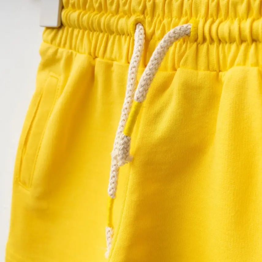 Winimo Positive Baskılı Çocuk Şort Unisex Sarı - 2