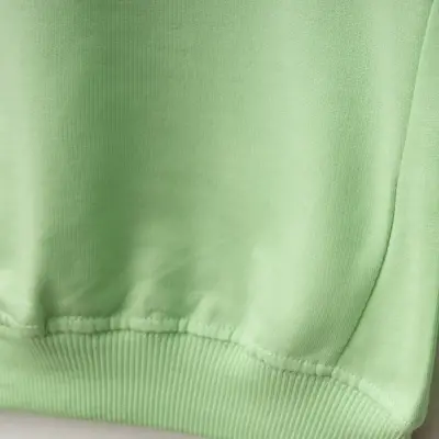 Winimo Unisex Bisiklet Yaka Çocuk Sweatshirt Parçalı Basic Fıstık Yeşili - 3