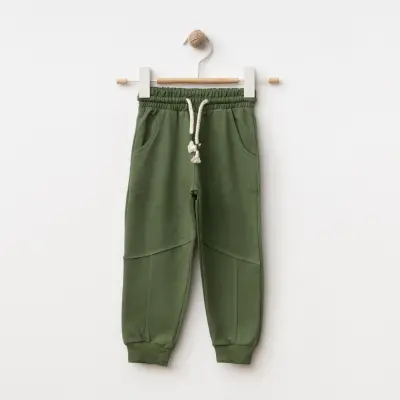 Winimo Unisex Çocuk Eşofman Altı Parçalı Basic Haki 