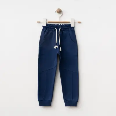 Winimo Unisex Çocuk Eşofman Altı Parçalı Basic Lacivert 