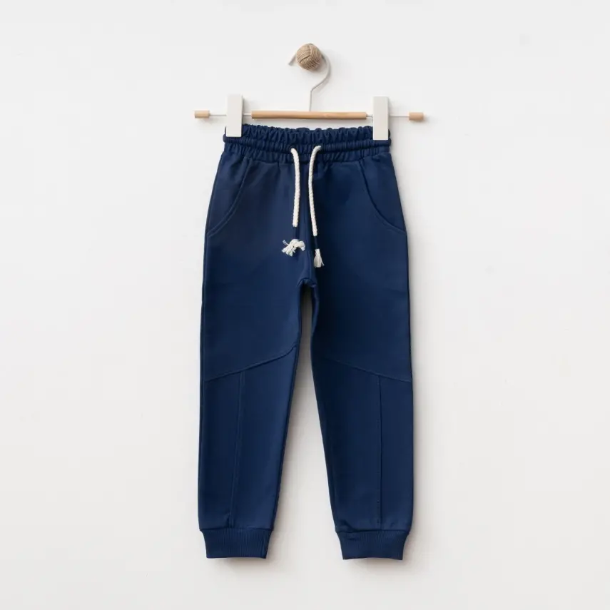 Winimo Unisex Çocuk Eşofman Altı Parçalı Basic Lacivert - 4