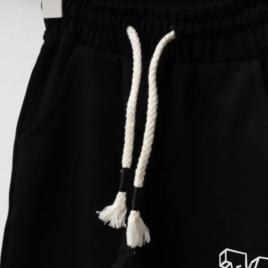 Winimo Unisex Çocuk Eşofman Altı W Baskılı Siyah - 2