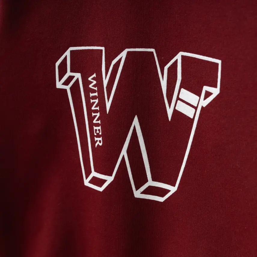 Winimo Unisex Çocuk Sweatshirt W Baskılı Bordo - 6