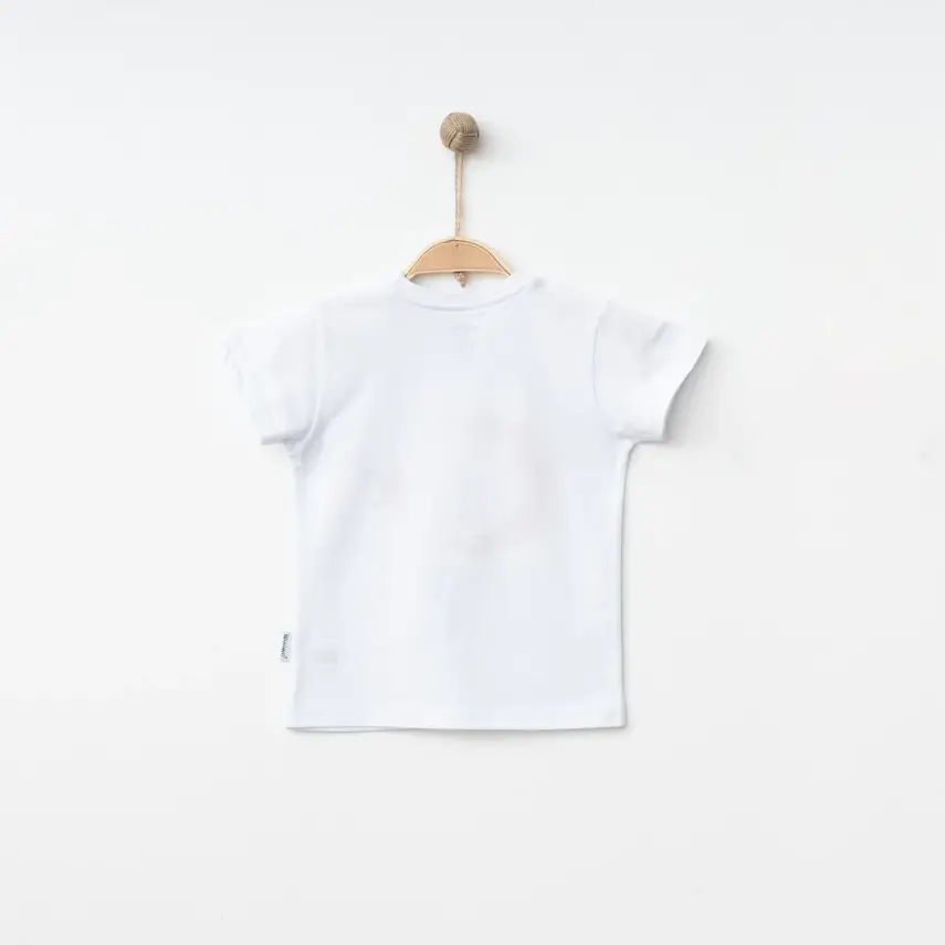 Winimo Unisex T-Shirt Ay Yıldız Baskılı Beyaz - 7