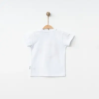 Winimo Unisex T-Shirt Ay Yıldız Baskılı Beyaz - 8