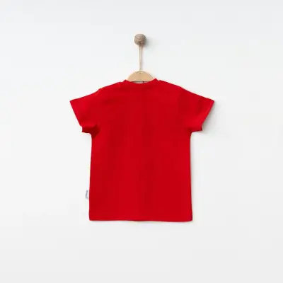 Winimo Unisex T-Shirt Ay Yıldız Baskılı Kırmızı - 2