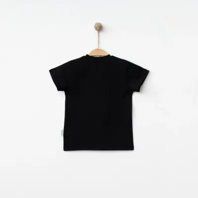 Winimo Unisex T-Shirt Uzay Baskılı Siyah (1)