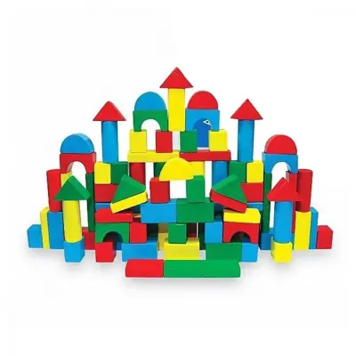 Woodoy Ahşap Blok 100 Parça (1)