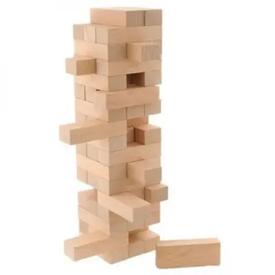 Woodoy Ahşap Denge Oyunu 54 Parça (1)