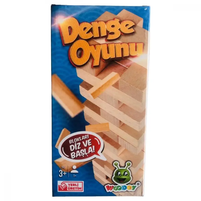 Woodoy Ahşap Denge Oyunu 54 Parça - 1