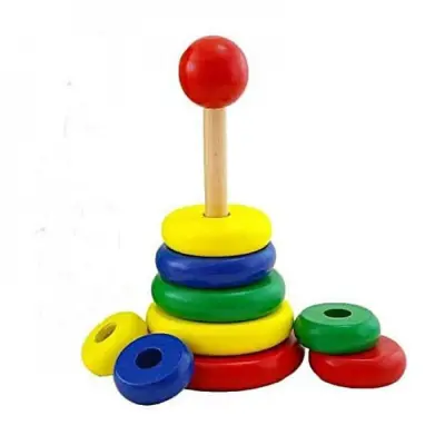 Woodoy Ahşap Mini Blok Renkli - 3