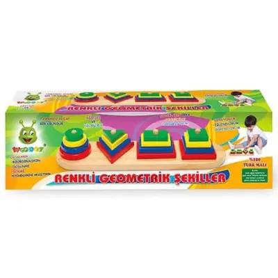 Woodoy Renkli Geometrik Şekiller (1)