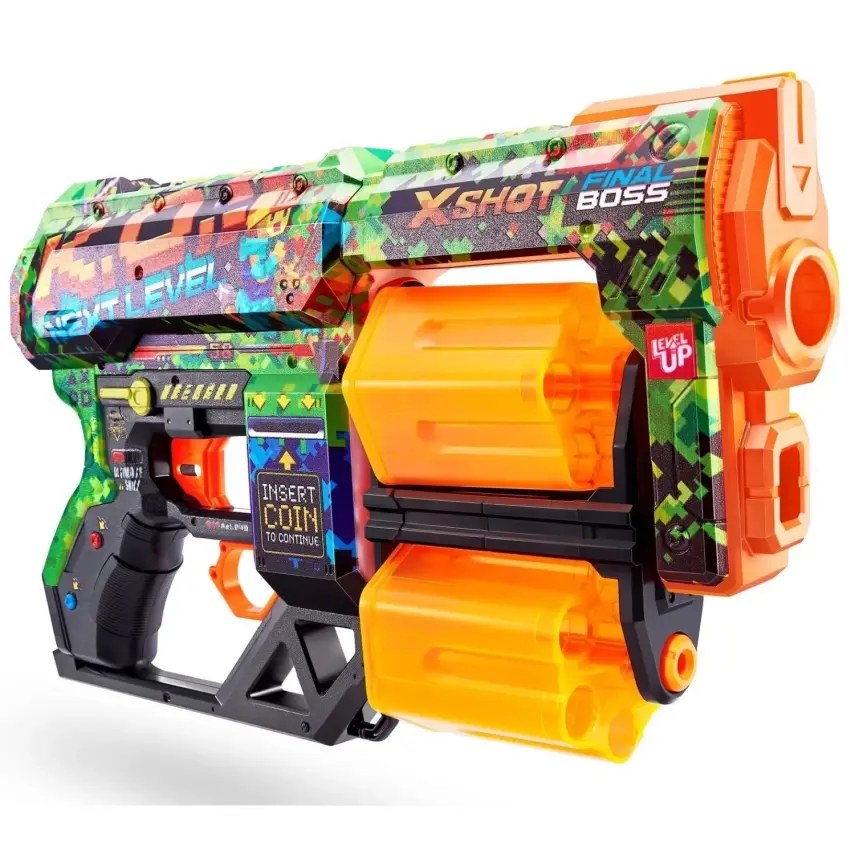 X-Shot Excel Skins Sünger Atan Tabanca 12 Dartlı - 3