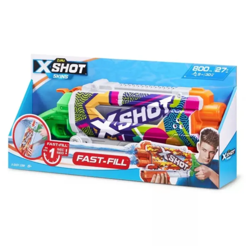 X-Shot Water Su Tabancası Nano Fast-Fıll Skins 100Ml - 3