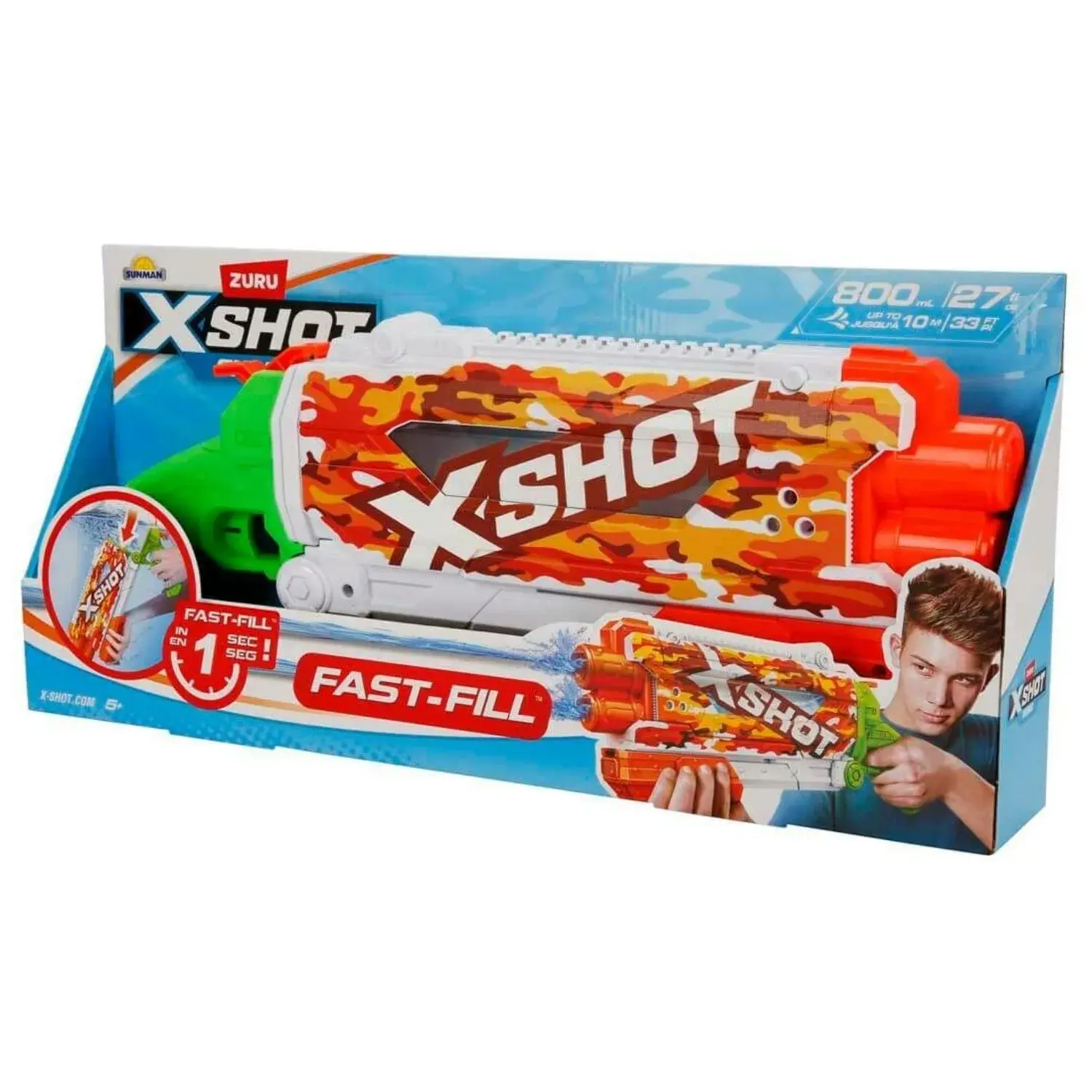 X-Shot Water Su Tabancası Pump Actıon Fast-Fıll Skıns 800Ml | Satın Al