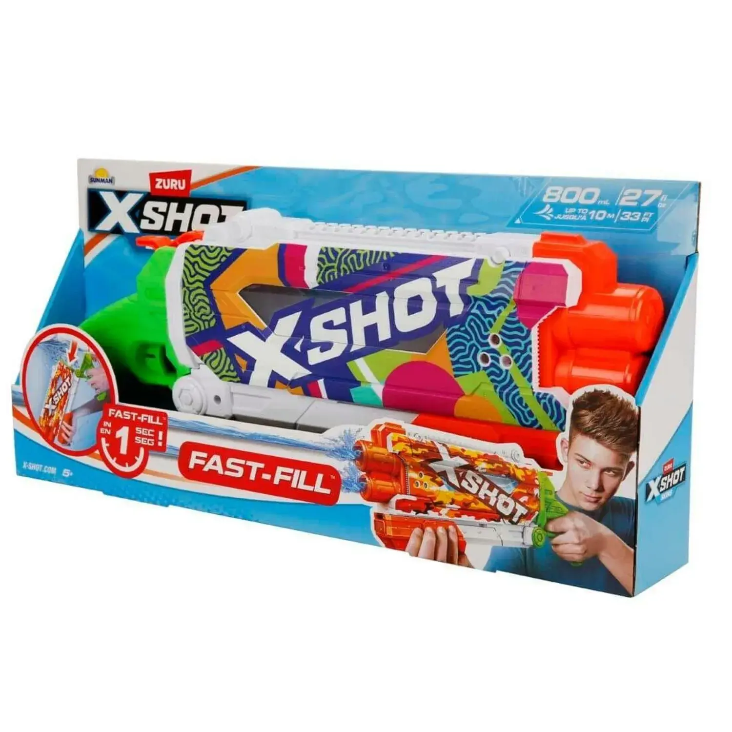 X-Shot Water Su Tabancası Pump Actıon Fast-Fıll Skıns 800Ml | Satın Al