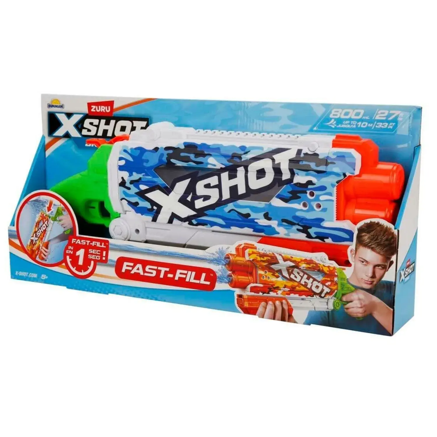 X-Shot Water Su Tabancası Pump Actıon Fast-Fıll Skıns 800Ml | Satın Al