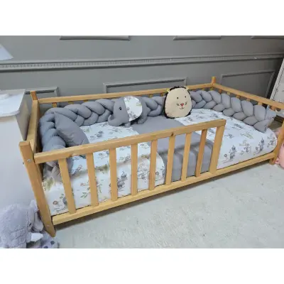 Yuar Baby Motessori Örgü Uyku Seti Gri Amazon (1)