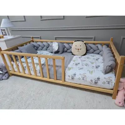 Yuar Baby Motessori Örgü Uyku Seti Gri Amazon - 4