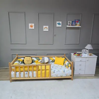 Yuar Baby Motessori Örgü Uyku Seti Sarı Amazon