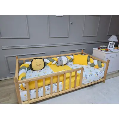 Yuar Baby Motessori Örgü Uyku Seti Sarı Amazon (1)