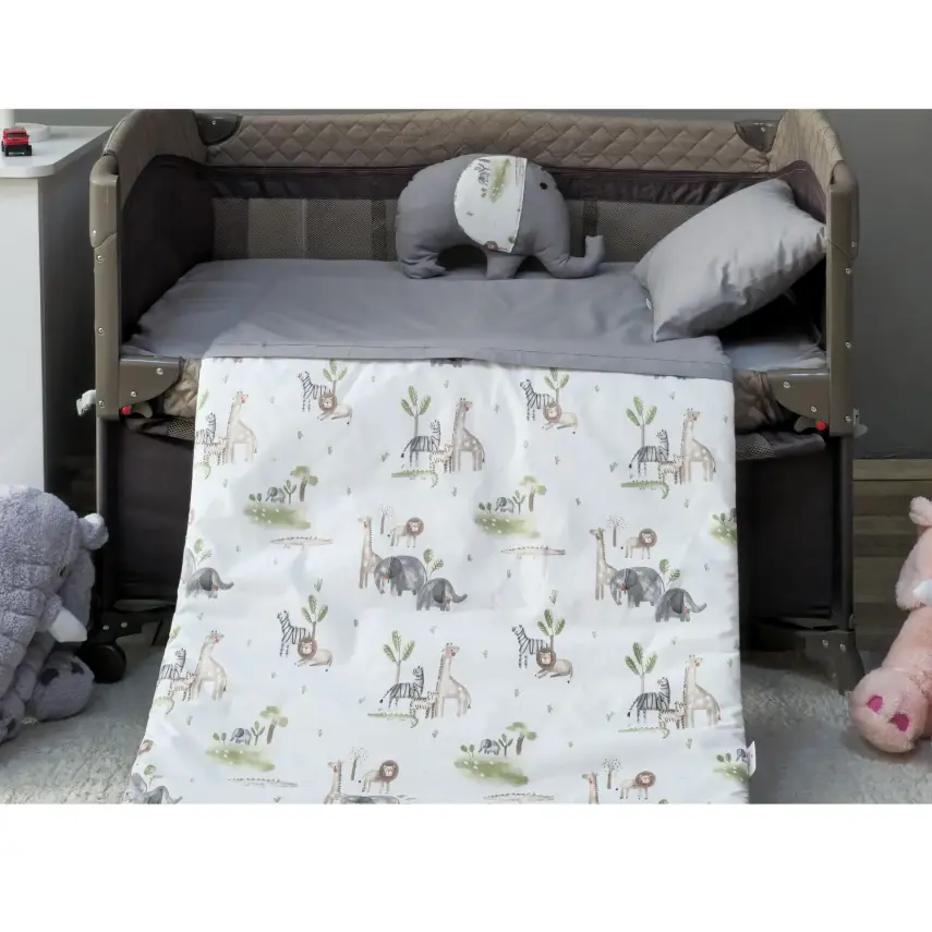 Yuar Baby Oyun Parkı 5 Parça Uyku Seti Gri Amazon - 2