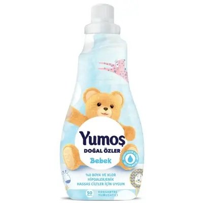 Yumoş Çamaşır Yumuşatıcısı Extra Saf Beyaz 50 Yıkama 1200 ml - 3