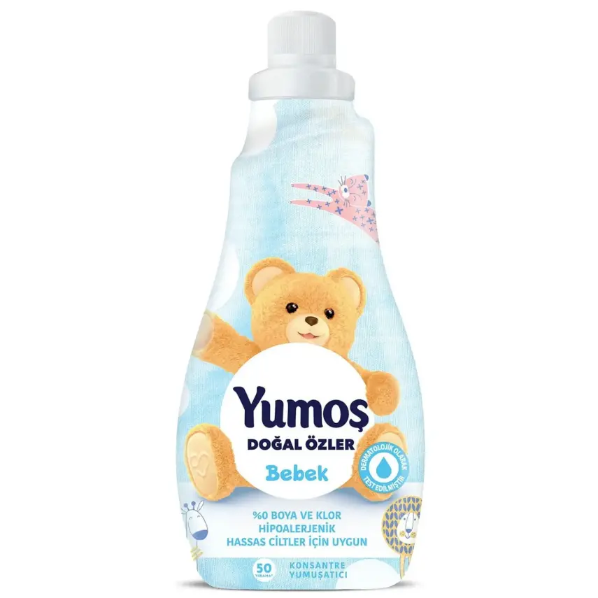 Yumoş Çamaşır Yumuşatıcısı Extra Saf Beyaz 50 Yıkama 1200 ml - 3