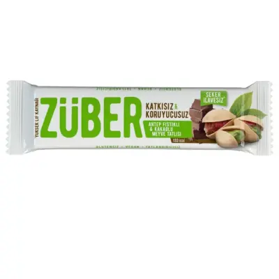 Züber Antep Fıstıklı Ve Kakaolu Meyve Bar 40gr (1)
