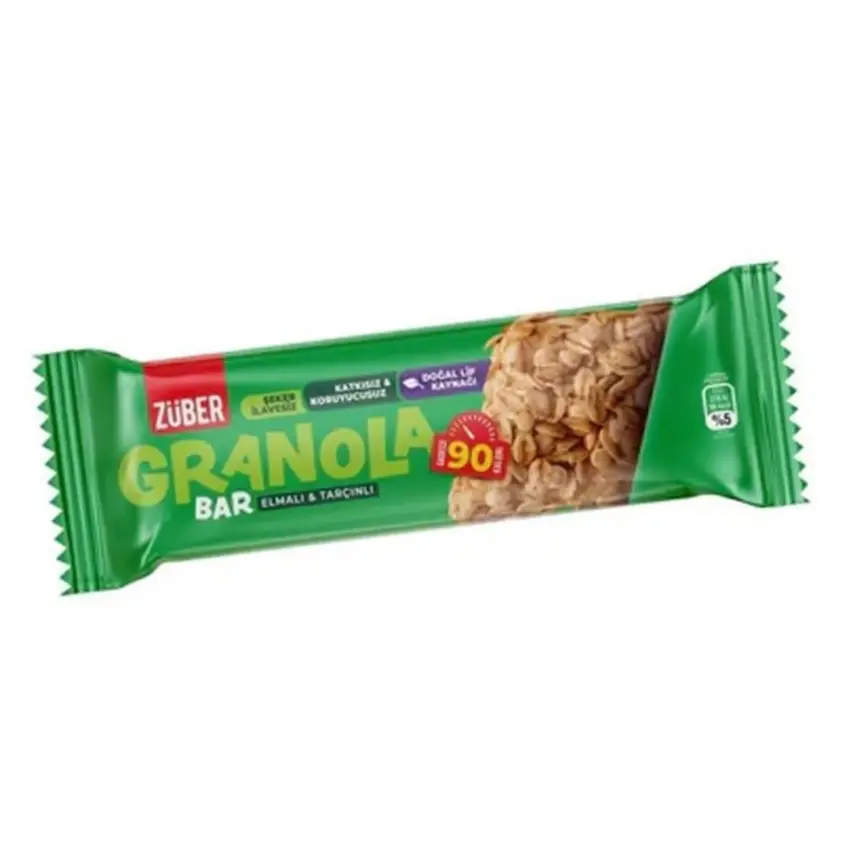 Züber Granola Bar Elmalı Tarçınlı 25gr - 1