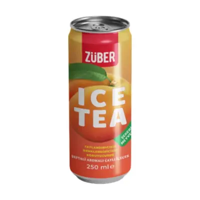 Züber Ice Tea Şeftali Aromalı 250ml  (1)