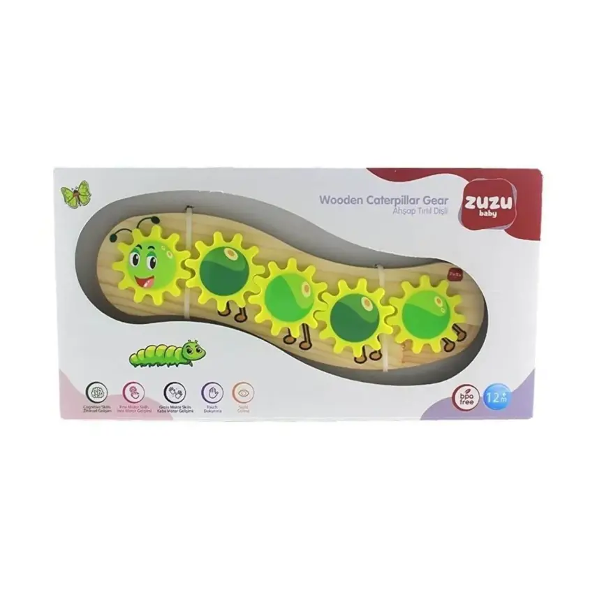 Zuzu Ahşap Tırtıl Dişli - 1